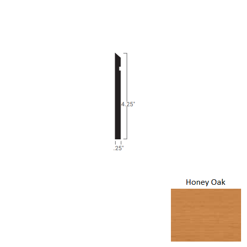 Johnsonite Honey Oak Rubber Masquerade Wall Base