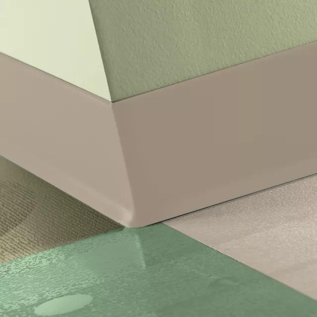 Johnsonite Beige Rubber Baseworks Thermoset Wall Base