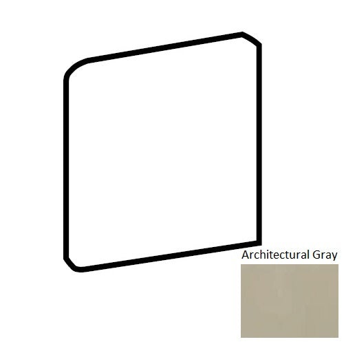 Color Wheel Classic Architectural Gray Bullnose Corner