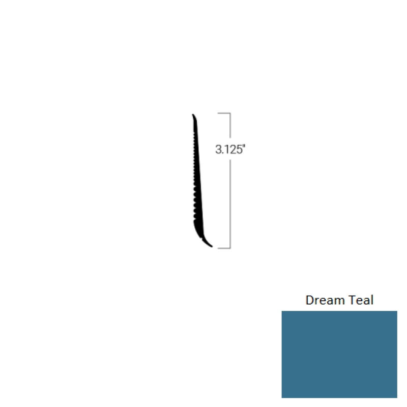 Johnsonite Dream Teal Tightlock Resilient Rubber Base