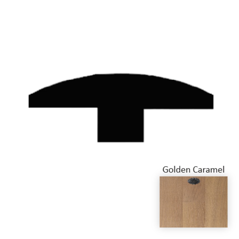 Italia Classics Genoa Golden Caramel Hardwood Moulding / Trim - 94.49" T Molding - Wire Brushed