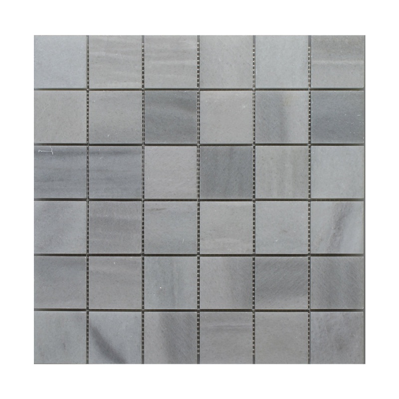 Siberian Grey Marble Mosaic - 2" X 2" - Polished