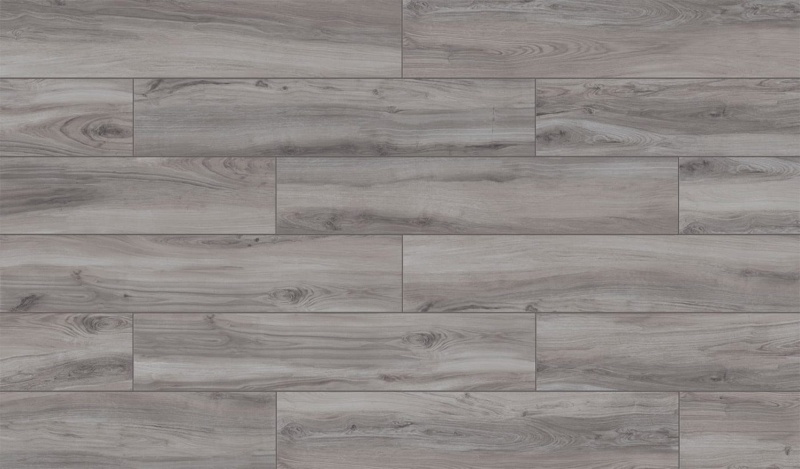 Eluvio Pewter Porcelain Paver - Matte - 12" x 48"