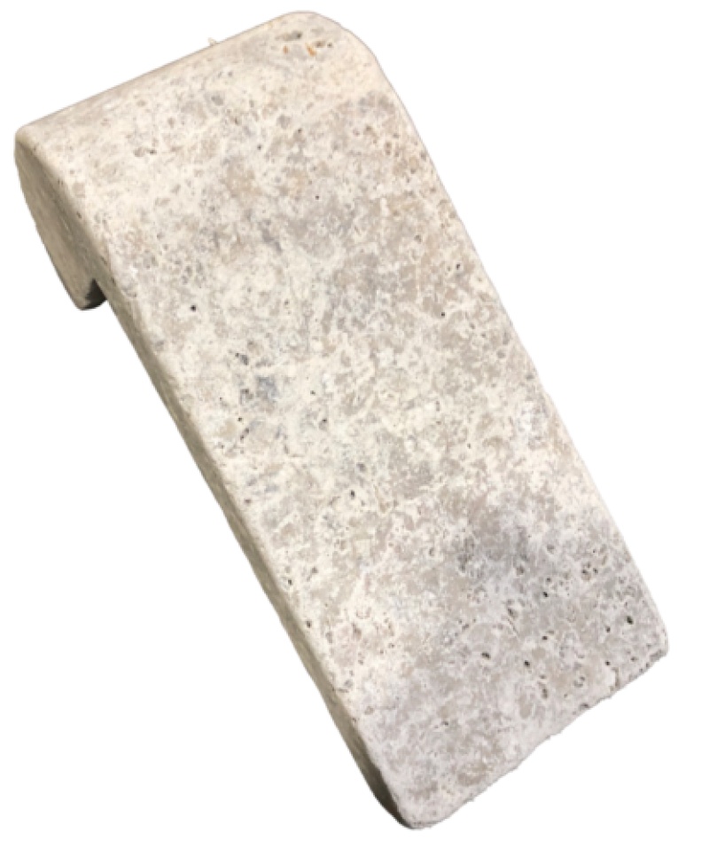 Silver Travertine Remodeling Bullnose Coping