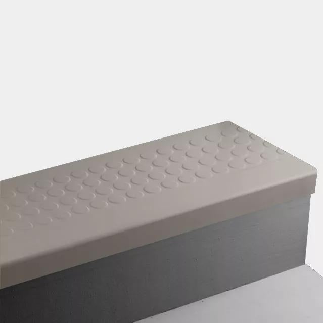 Johnsonite Fawn Raised Round Rubber Moulding / Trim