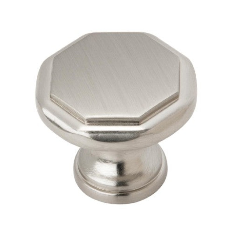 Torrance Zinc Cabinet Knob - Satin Nickel - 1 3/16" (30 Mm) Length