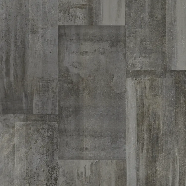Silver Patina Carbon Resilient Luxury Sheet Vinyl