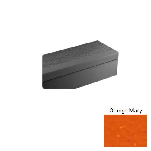 Johnsonite Orange Mary Diamond Rubber Moulding / Trim