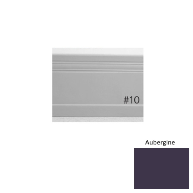 Pinnacle Plus #10 Serenity Aubergine Rubber Coil Wall Base - 4" X 60 Ft