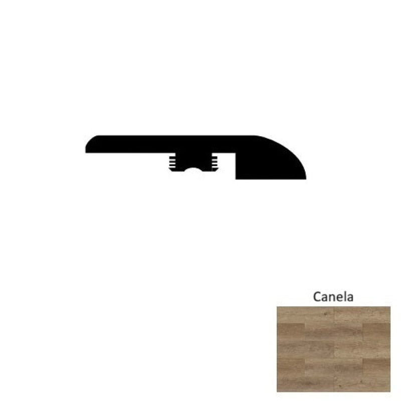 Evolux Fume Rd Canela Luxury Vinyl Moulding / Trim - 1 3/4" X 94" Reducer - Embossed