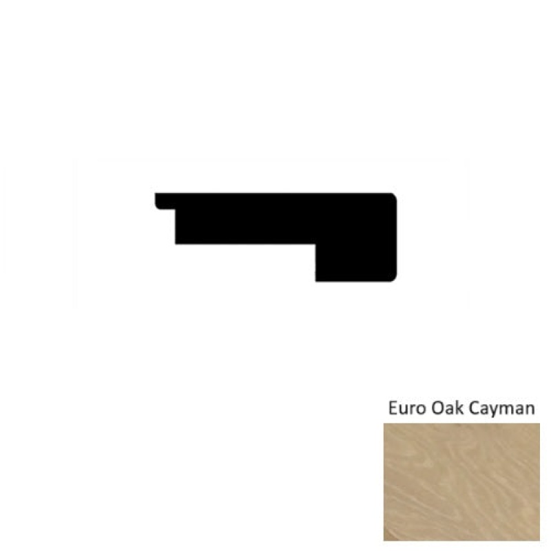 Islands Euro Oak Cayman Hardwood Moulding / Trim - 3" X 90" Square Stair Nose - Urethane