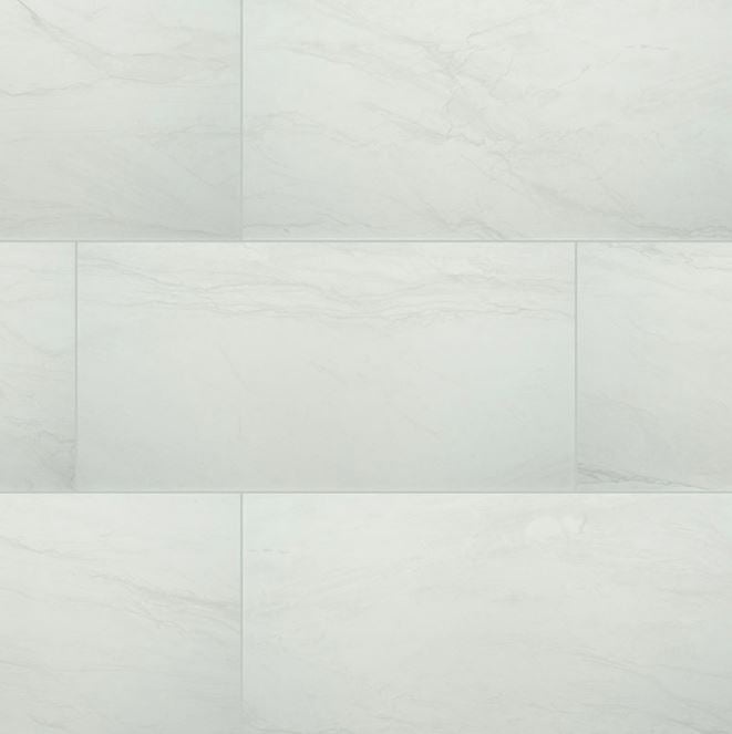 Durban White Porcelain Tile - Polished