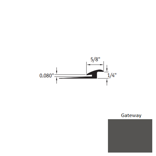 Johnsonite Gateway Vinyl Moulding Trim