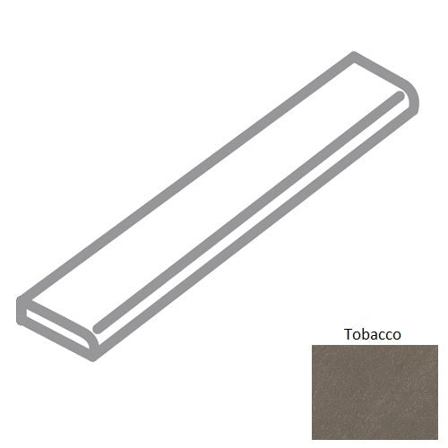 Watermark Tobacco Porcelain Bullnose Trim 3" x 24" Matte