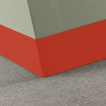 Johnsonite Spicy Chip Vinyl Traditional Wall Base - 4" X 48" X 1/8" Toeless - Traditional Wall Base