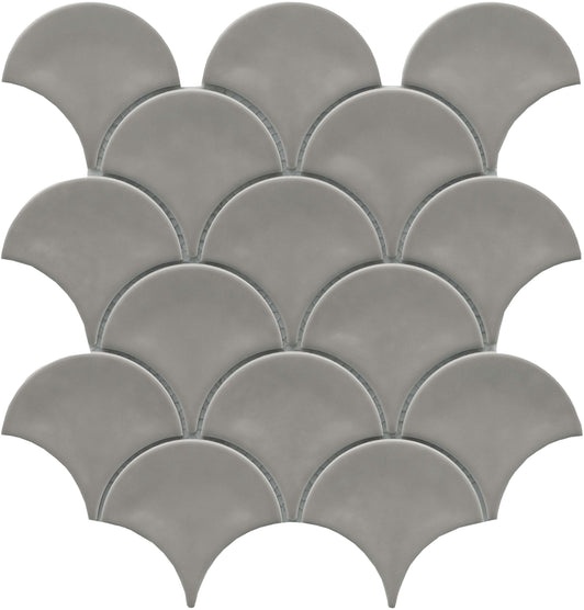 Reward Dove Porcelain Mosaic - 3" X 4" Fan - Glossy