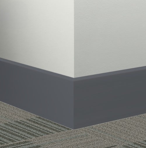 Johnsonite Indigo Rubber Millwork Contoured Wall Base - 2 1/2" X 96" X 3/8" Mandalay 2.5" - Millwork Contoured Wall Base