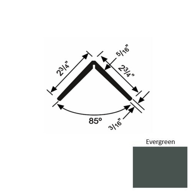 Solid 19Xtr Evergreen Rubber Corner Guard