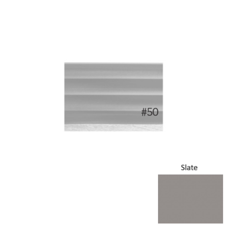 Pinnacle Plus #50 Impressions Slate Rubber Coil Wall Base - 4" X 60 Ft