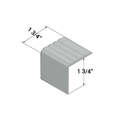 Johnsonite Platinum Vinyl Over/Top Stair Nose