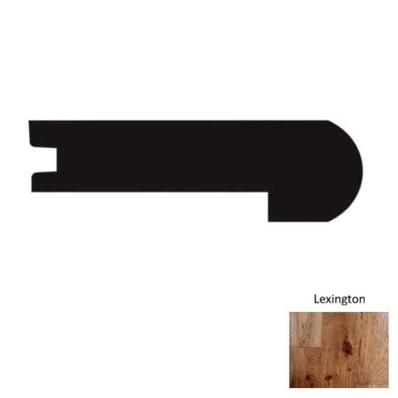 Cornerstone Lexington Hardwood Moulding / Trim - 94" Flush Stair Nose - Hand Scraped