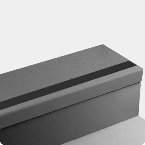 Johnsonite Black Rice Paper Rubber Stair Tread