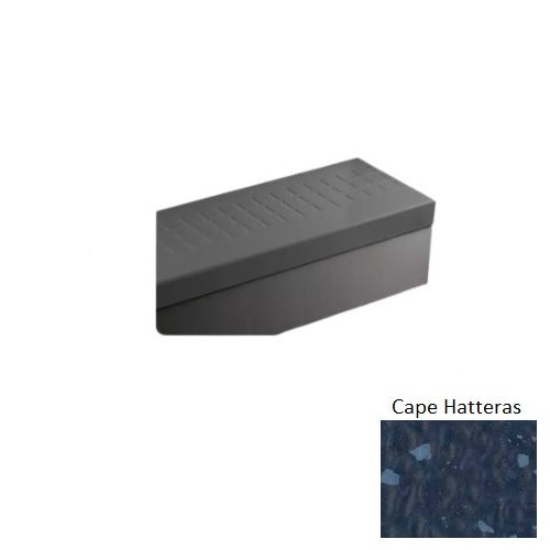 Johnsonite Cape Hatteras Raised Square Rubber Stair Tread