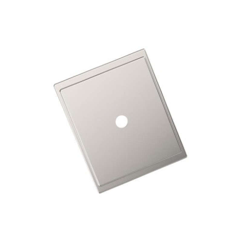 Maymont Zinc Knob Cabinet Backplate - Polished Nickel