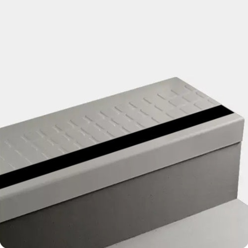 Johnsonite Grey Haze Raised Square Rubber Moulding Trim