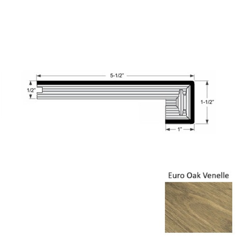 Provence III Euro Oak Venelle Stair Nose Trim