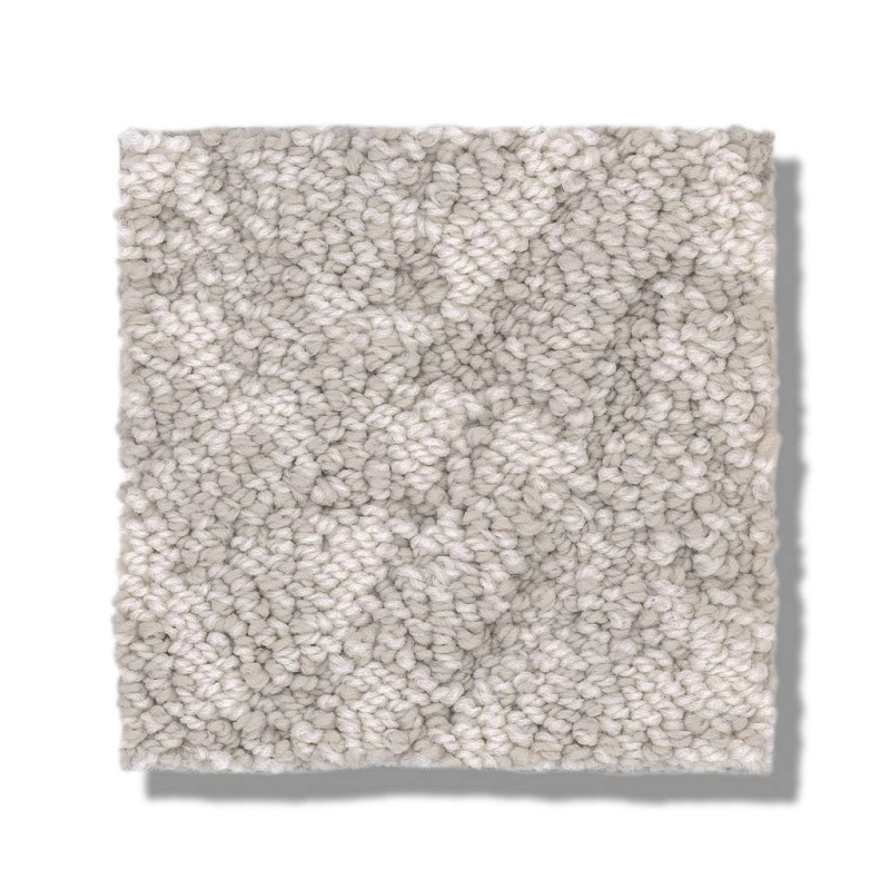 Caress By Shaw Lavish Living Delicate Cream Nylon Carpet