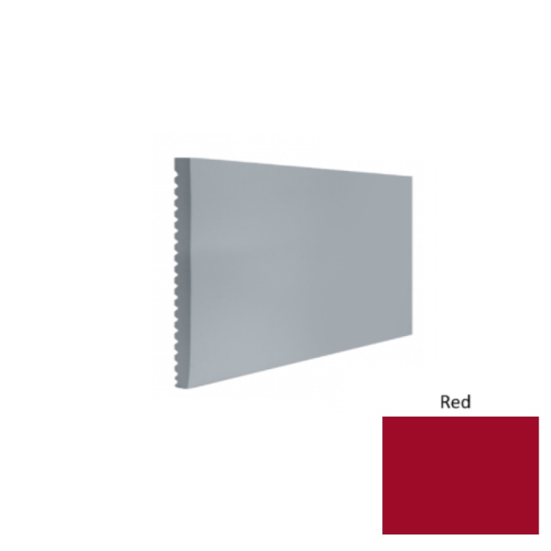 Contours #60 Candid Red Rubber Profiled Wall Base
