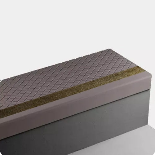 Johnsonite Cinnamon Diamond Rubber Stair Tread Trim