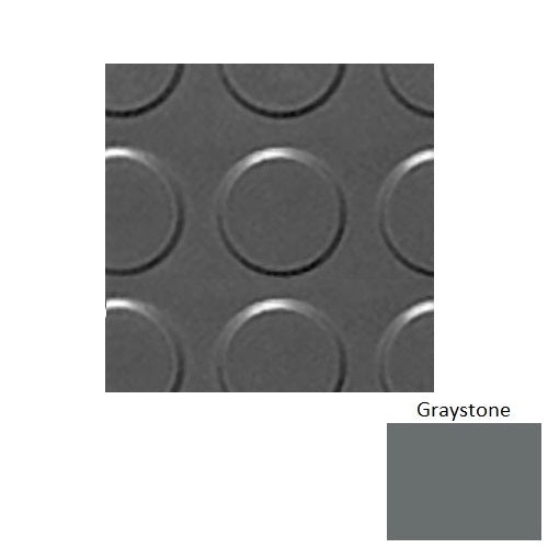 Flextones Graystone Rbt Radial High Profile Rubber Distinct Designs Tile - Textured - 18" X 18"