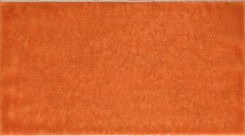 Maiolica Arancio Ceramic Tile - Glossy - 4" X 12"