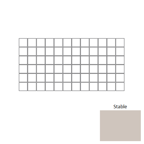 Color Story Mosaic Stable Ceramic Mosaic - 2" x 2"