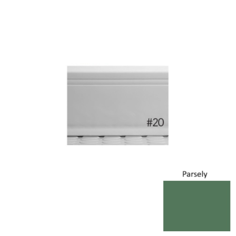 Pinnacle Plus #20 Draft Parsely Rubber Coil Wall Base - 4" X 120 Ft