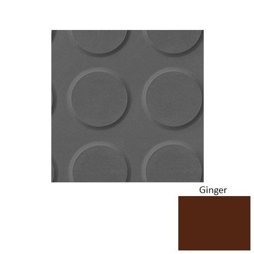Flextones Ginger Rgt Radial Ii Rubber Distinct Designs Tile - Textured - 18" X 18"