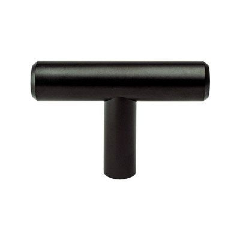 Berenson Tempo Steel Cabinet Knob - Black - 2" Length