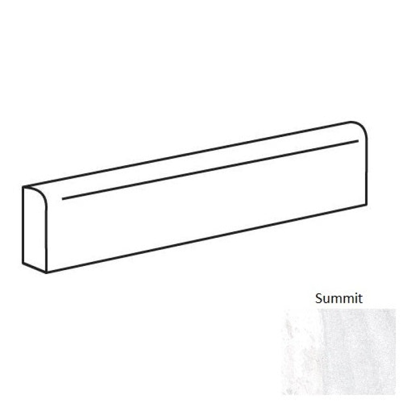 Sierra Summit Porcelain Floor & Wall Trim - 3" x 12" Bullnose - Natural