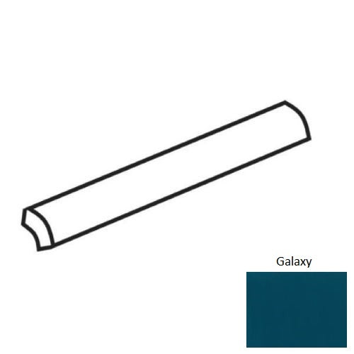 Color Wheel Classic Galaxy Ceramic Wall Trim – 3/4" x 6" Quarter Round, Semi-Gloss