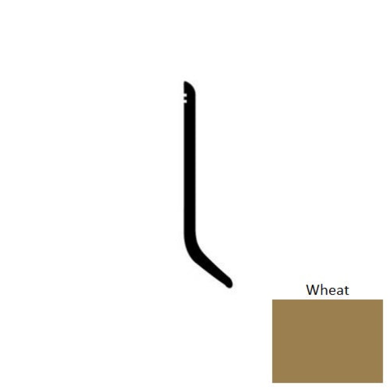 Wheat Vinyl Wall Base 2 1/2" x 48" x .080" Cove