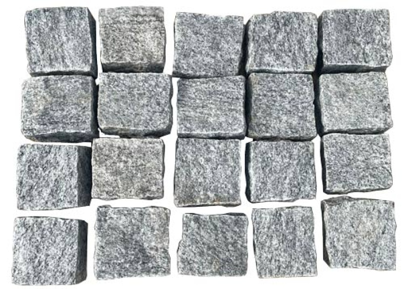 Grey Granite Cobble - Natural Cleft