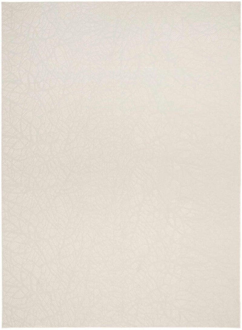 Desire Beige Polyester Contemporary Area Rug, 8 Ft x 10 Ft