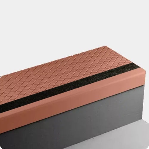 Johnsonite Tangerine Tango Diamond Rubber Stair Tread