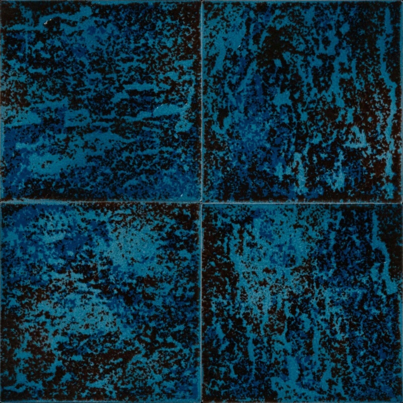 Metalli Azurro Porcelain Tile - Glossy - 6" X 6"
