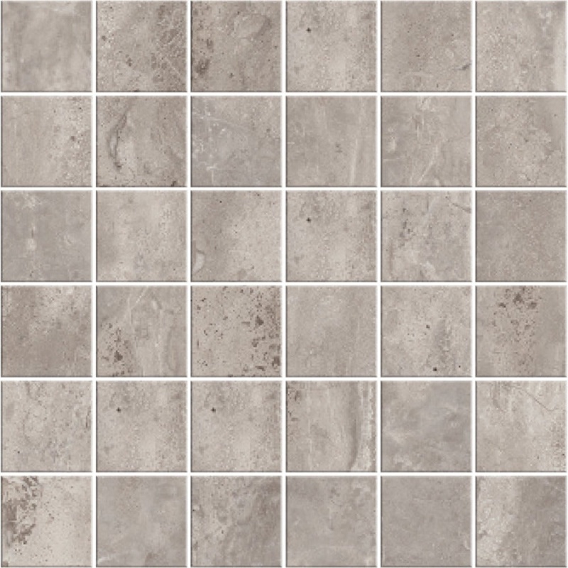 Carrara Select 2.0 Romano Greige Porcelain Mosaic - 2" X 2" - Honed