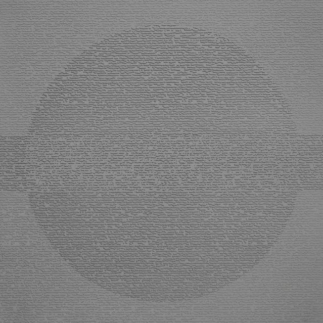 Johnsonite Charcoal Round A Bout Circulinity Textured Rubber Tile, 24" x 24"