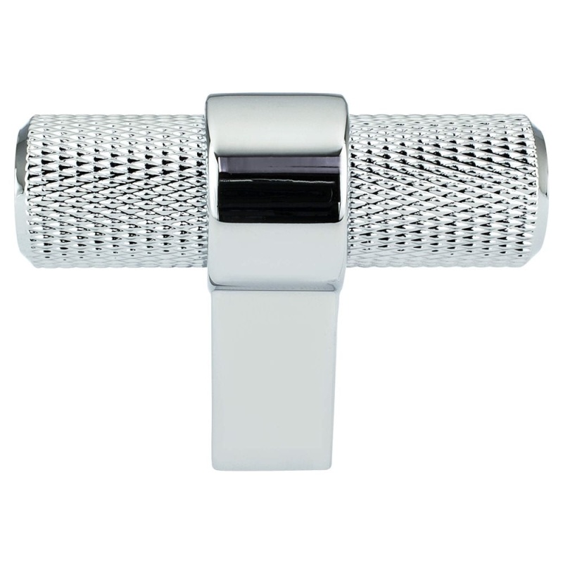 Berenson Radial Reign Aluminum Cabinet Knob - Polished Chrome - 2" Length