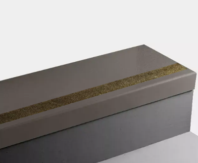 Johnsonite Grounded Fast Lane Rubber Stair Tread Trim